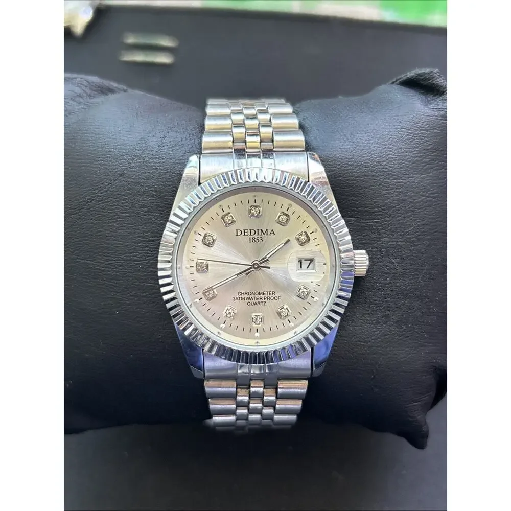 Dedima Silver Tone Quartz Watch